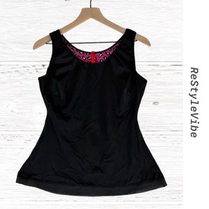 SPANX Women’s Size 1X Tank Top Shapewear Compression Slimming Smoothing Black